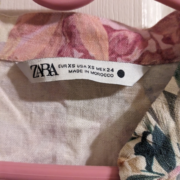 Zara Floral Print Dress - Picture 3 of 8